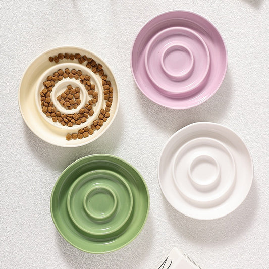 CERAMICZNA MISKA SPOWALNIAJĄCA JEDZENIE